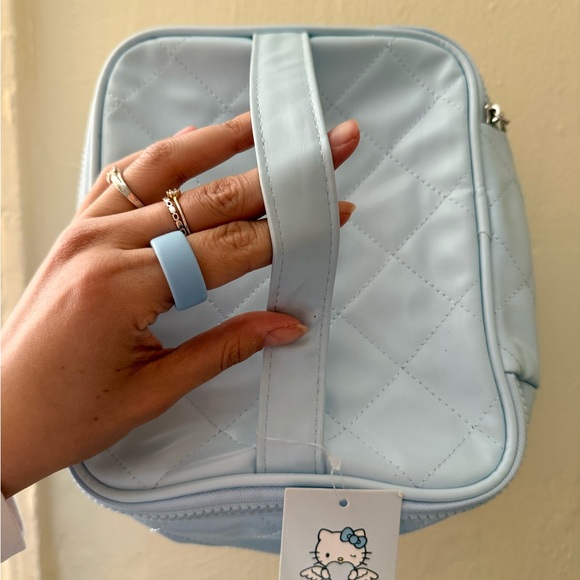 Hello Kitty Light Blue Quilted Kids Bag - Picture 5 of 6